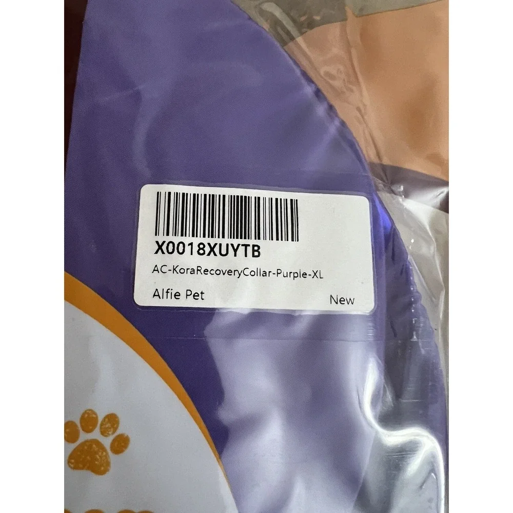 Alfie Pet Kora Dogs Recovery Collar‎ Size Xl Purple Flower  New